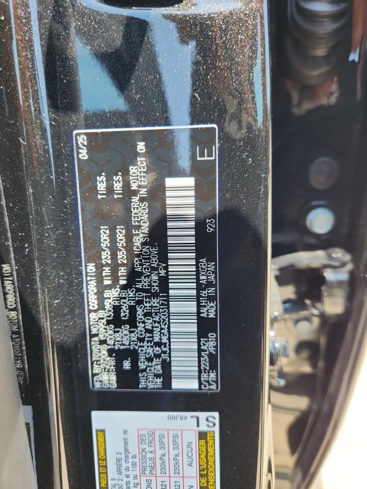 2025 Lexus Rx 450H+ Luxury VIN: JTJCJMGA4S2031711 Lot: 67125005