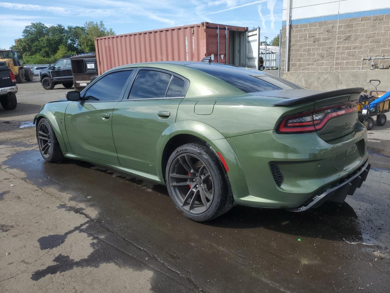 2022 Dodge Charger Srt Hellcat green  gas 2C3CDXL94NH237098 photo #3