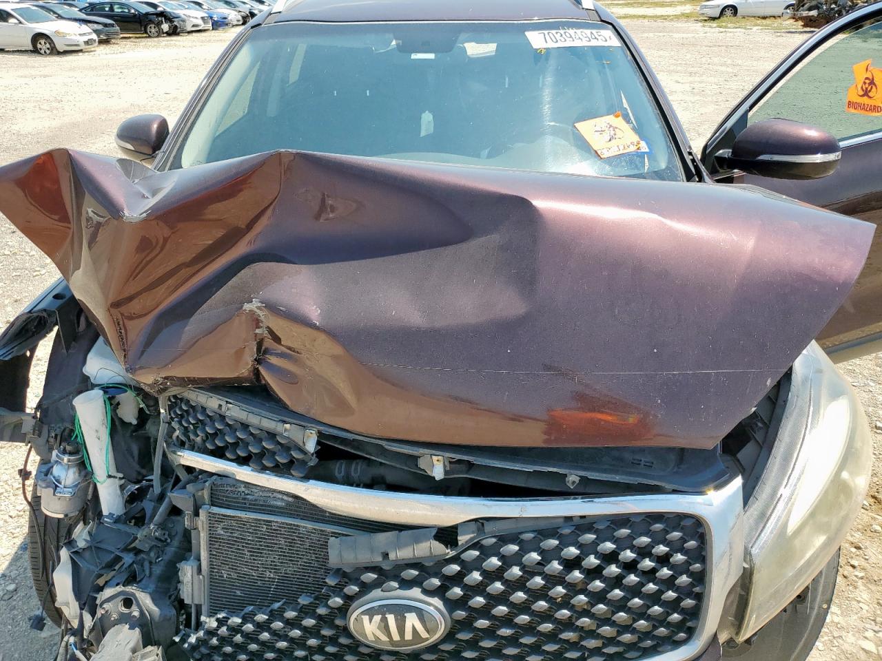 2016 Kia Sorento Lx VIN: 5XYPG4A3XGG082236 Lot: 70394945