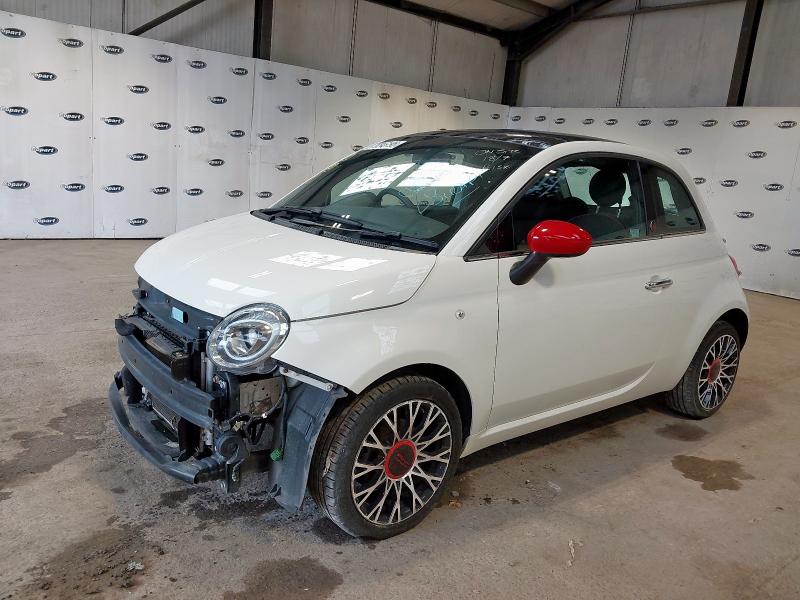 2023 FIAT 500 RED for sale at Copart WOLVERHAMPTON