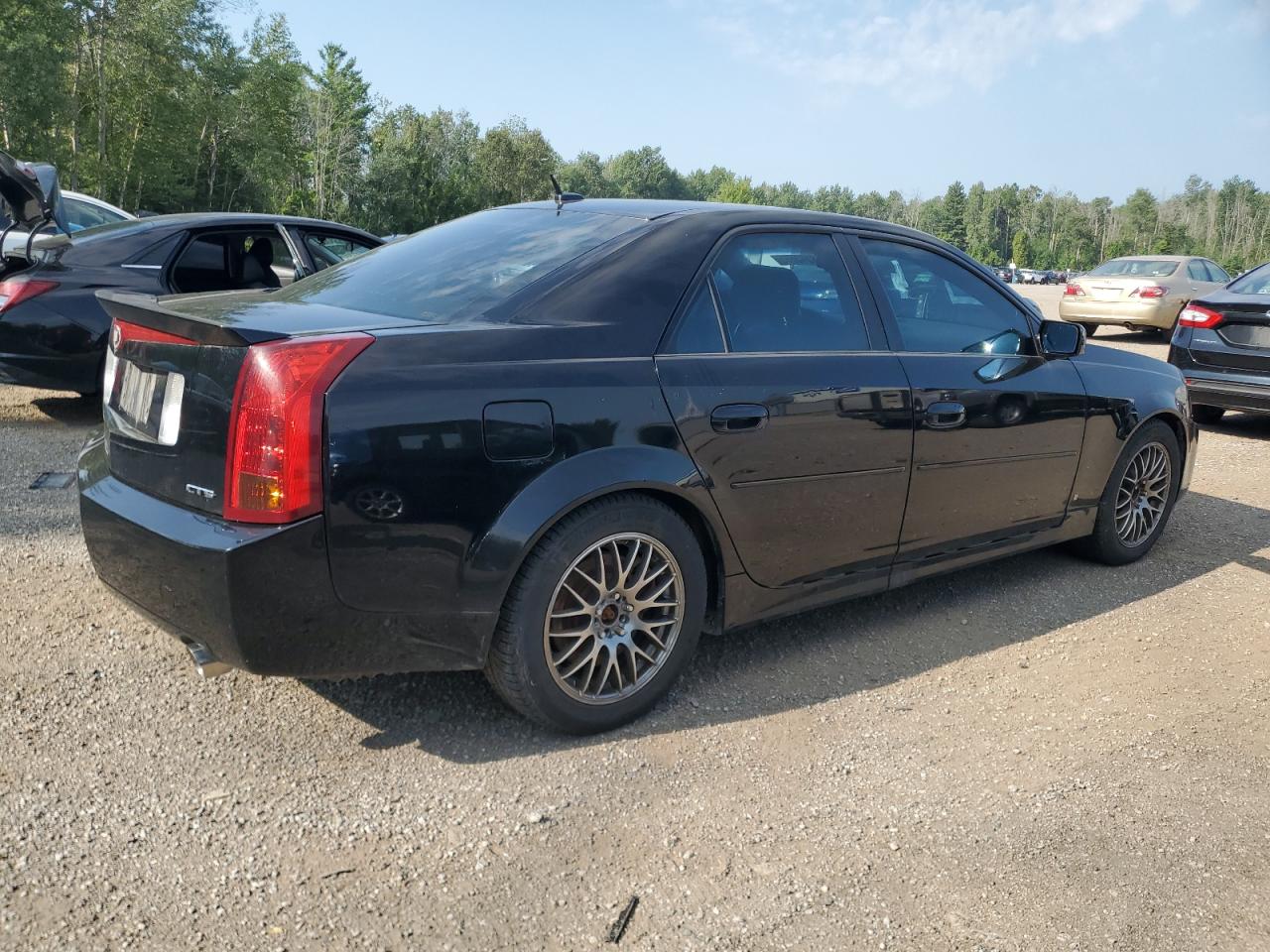 2007 Cadillac Cts Hi Feature V6 black null gas 1G6DP577X70110662 photo #4