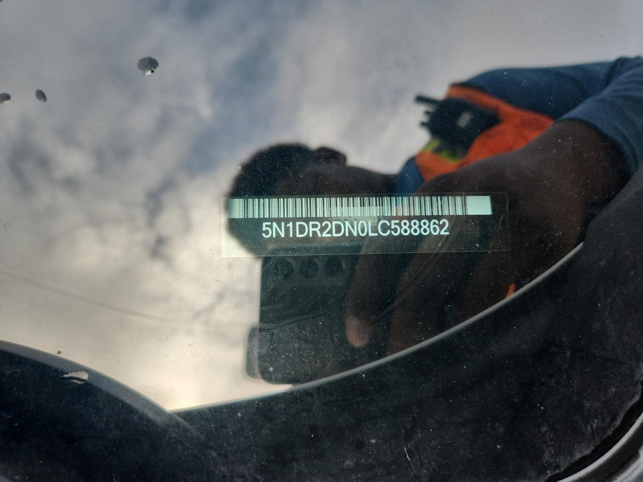 2020 Nissan Pathfinder Platinum VIN: 5N1DR2DN0LC588862 Lot: 66921525