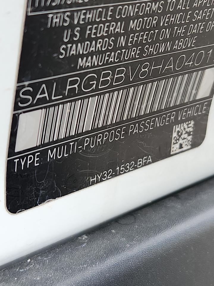 2017 Land Rover Discovery Se VIN: SALRGBBV8HA040171 Lot: 67196225