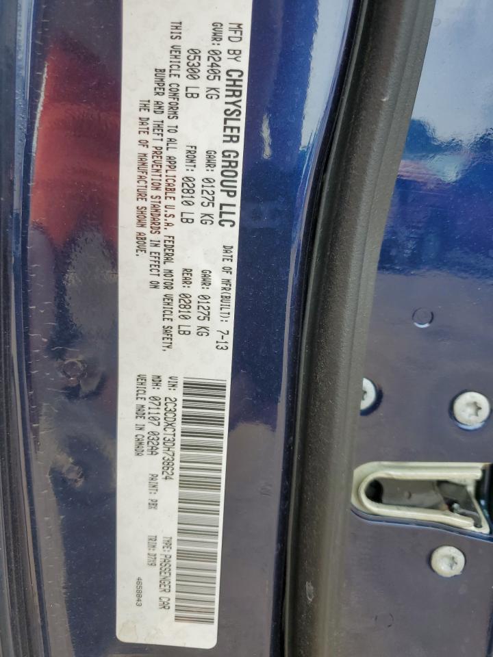 2013 Dodge Charger R/T VIN: 2C3CDXCT3DH738624 Lot: 68076195