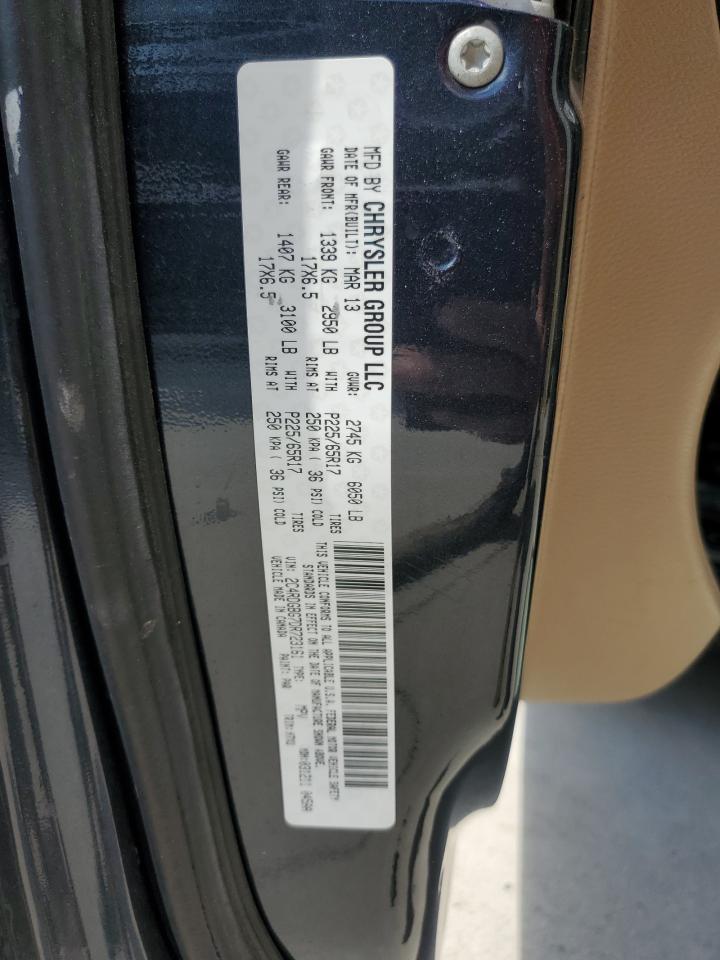 2013 Dodge Grand Caravan Se VIN: 2C4RDGBG7DR723161 Lot: 69920795