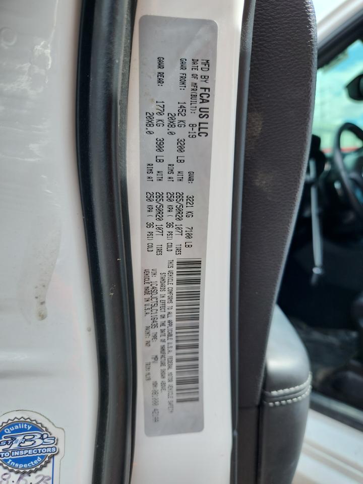 2020 Dodge Durango R/T VIN: 1C4SDJCT5LC116435 Lot: 69517055