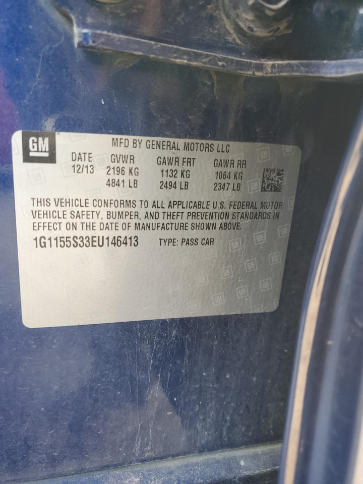 2014 Chevrolet Impala Ltz VIN: 1G1155S33EU146413 Lot: 68727655