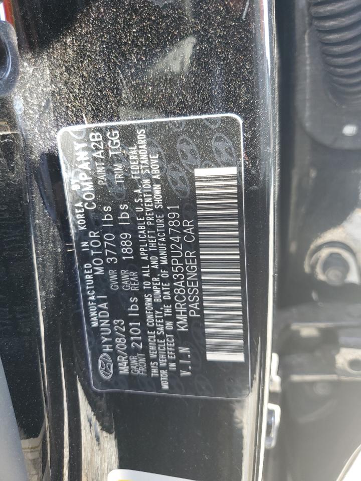 2023 Hyundai Venue Sel VIN: KMHRC8A35PU247891 Lot: 69095185