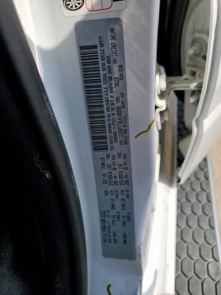 1C6SRFFT6LN199296 2020 Ram 1500 Big Horn/Lone Star