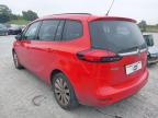2016 VAUXHALL ZAFIRA TOURER DESIGN  for sale at Copart BELFAST