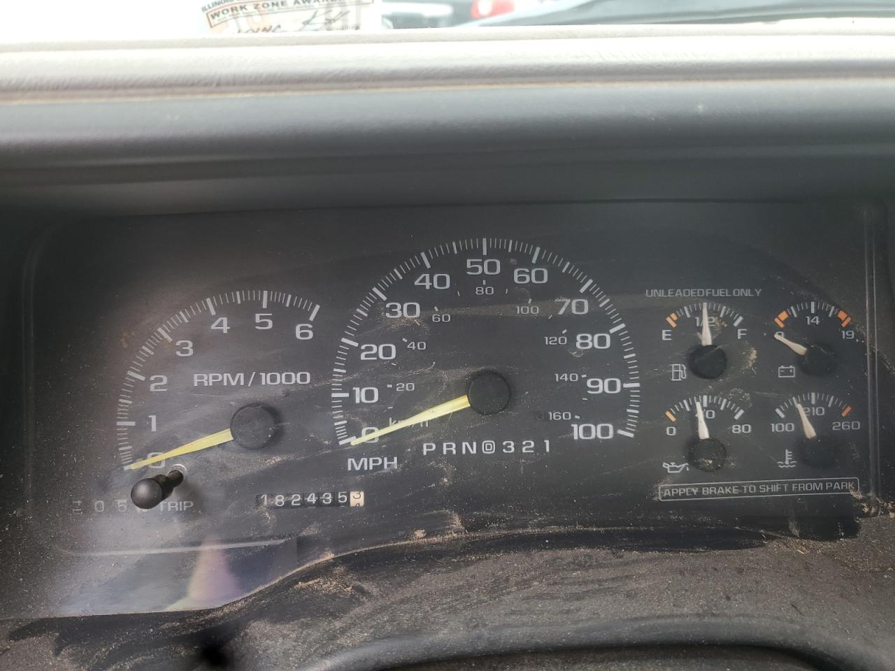 1998 Chevrolet Gmt-400 K2500 VIN: 1GCGK24RXWZ156533 Lot: 68326885