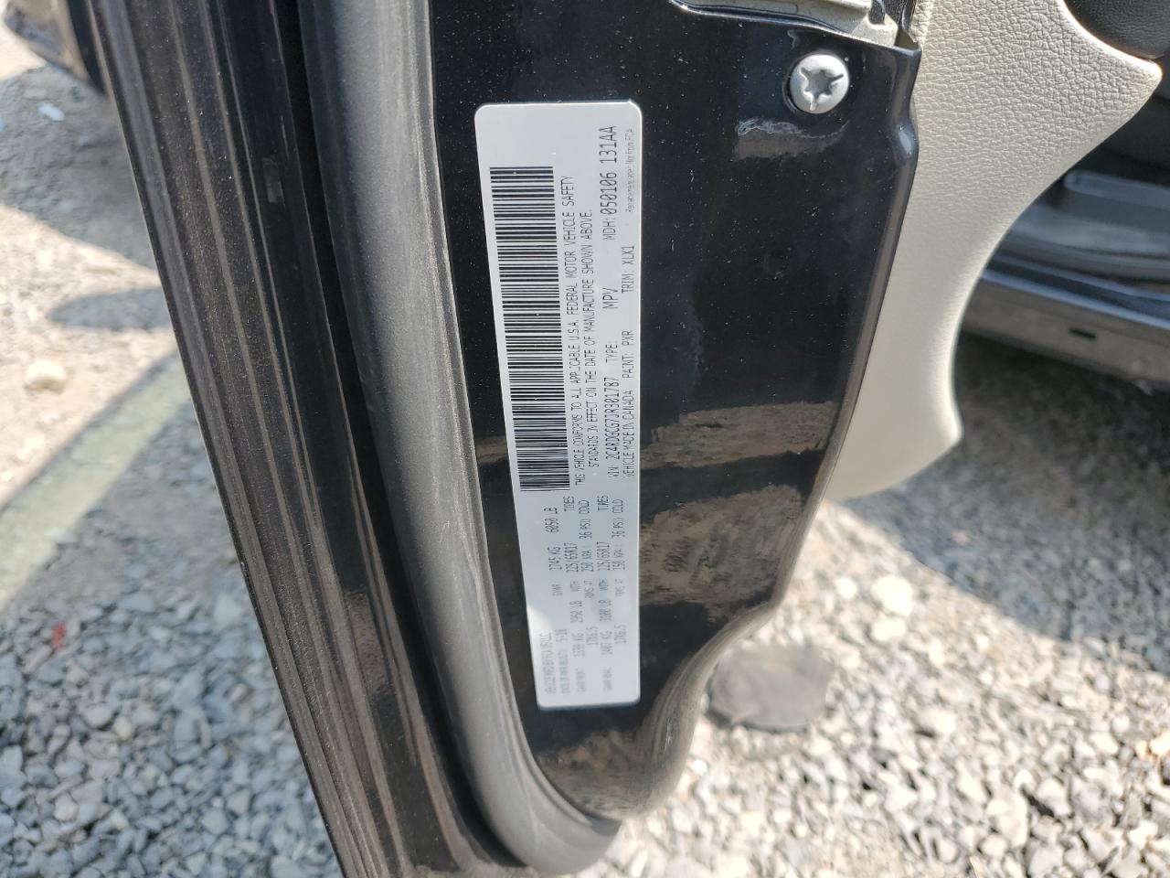 2018 Dodge Grand Caravan Sxt VIN: 2C4RDGCG7JR301787 Lot: 66991405