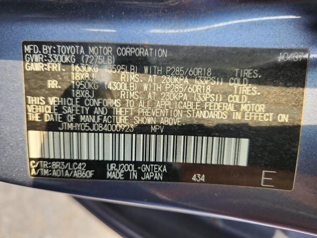 2008 TOYOTA LAND CRUISER   