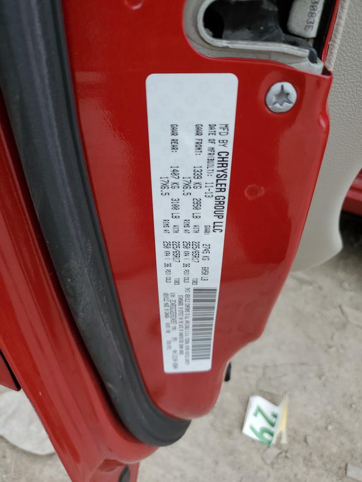 2014 Dodge Grand Caravan Sxt VIN: 2C4RDGCG2ER234957 Lot: 67056665