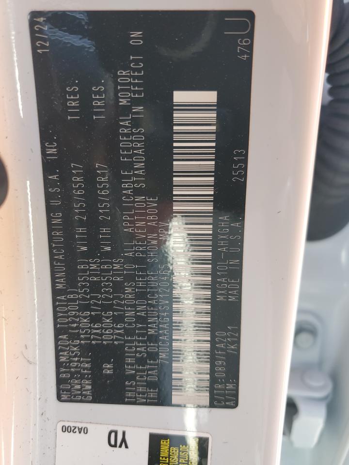 2025 Toyota Corolla Cross Le VIN: 7MUCAAAG4SV120465 Lot: 69664145