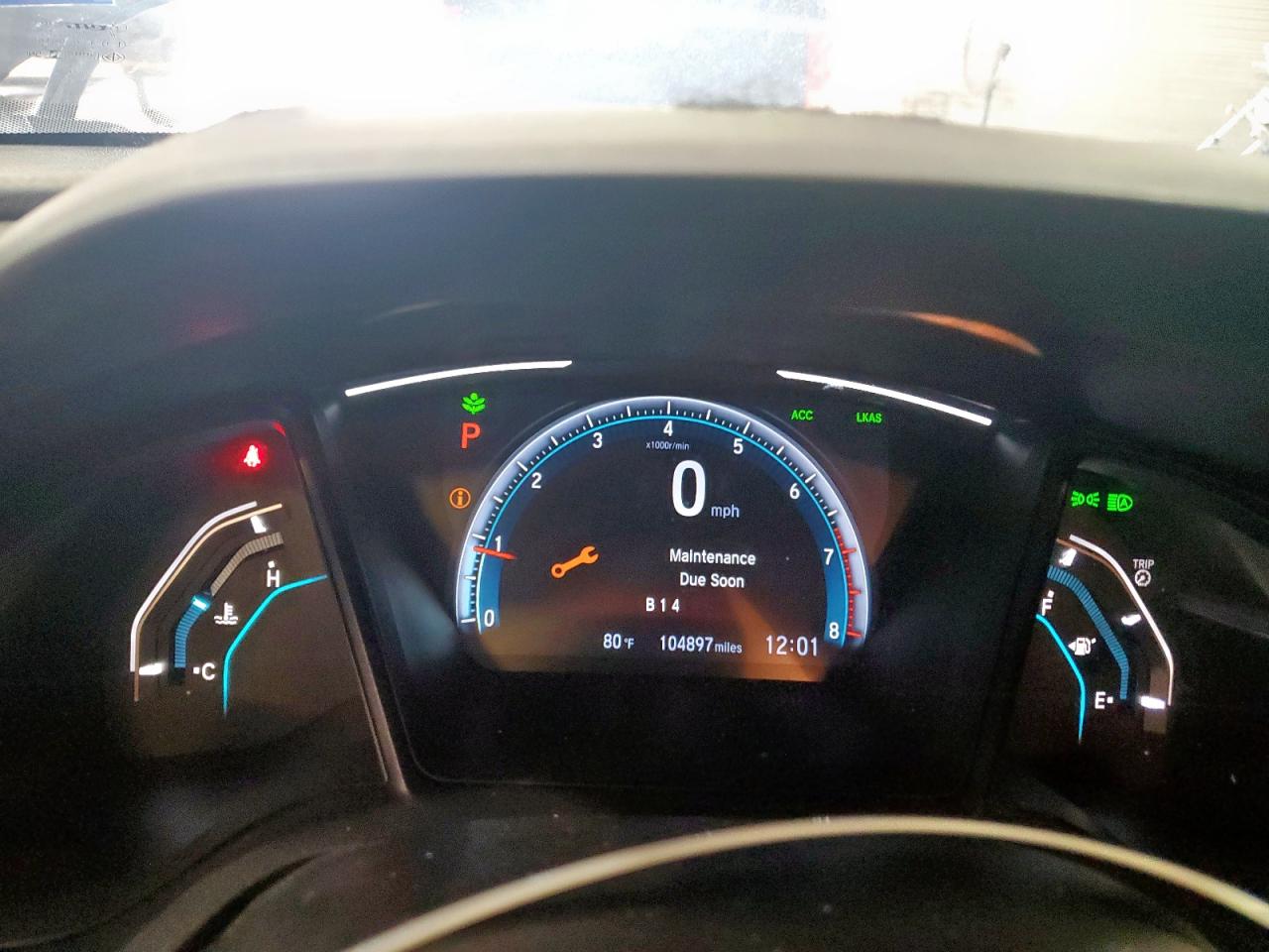 2019 Honda Civic Lx VIN: 19XFC2F61KE039621 Lot: 70941155