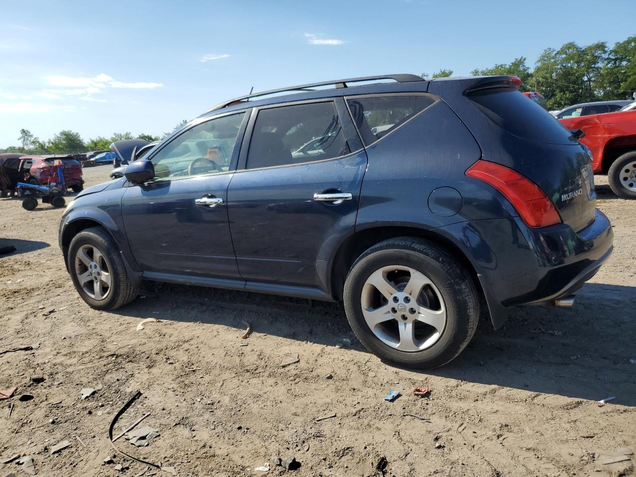2004 Nissan Murano Sl blue null gas JN8AZ08W94W334019 photo #3