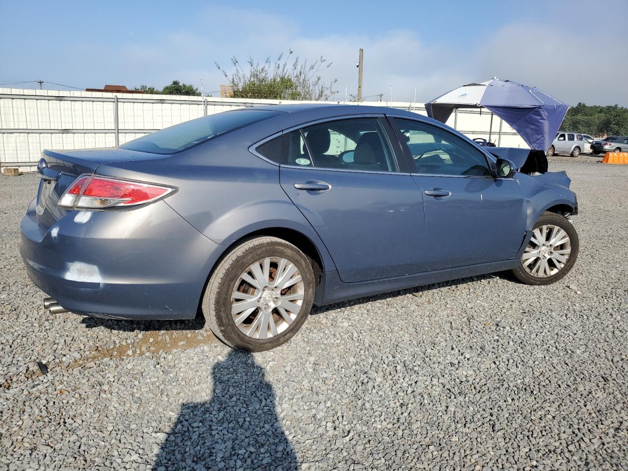 2010 Mazda 6 I grey null gas 1YVHZ8CH7A5M57704 photo #4