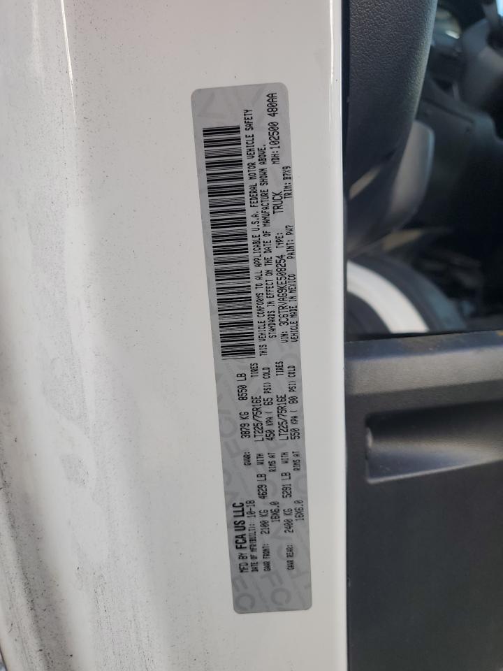2019 Ram Promaster 1500 1500 Standard VIN: 3C6TRVAG9KE508254 Lot: 67997465