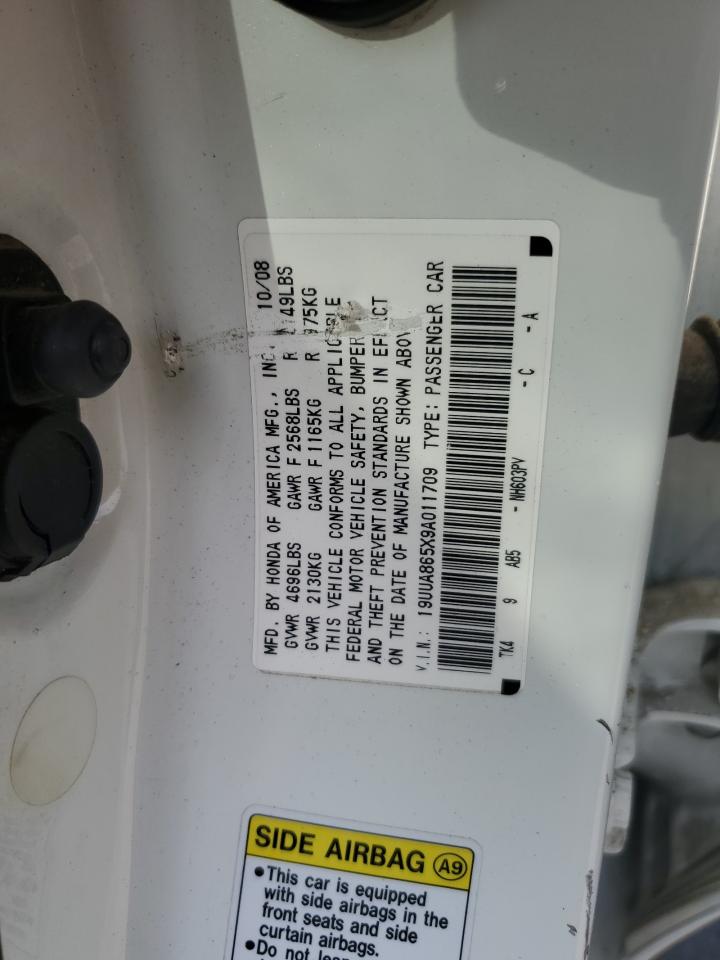 2009 Acura Tl VIN: 19UUA865X9A011709 Lot: 67806115