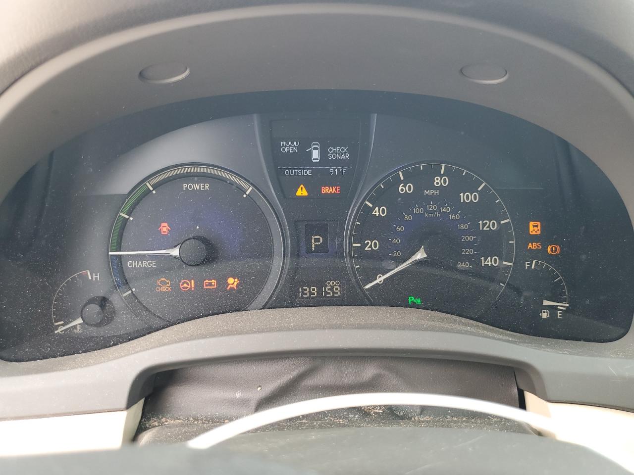 2010 Lexus Rx 450H VIN: JTJBC1BA5A2409741 Lot: 69726505