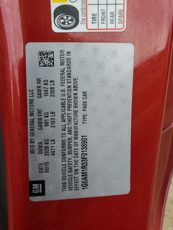 2015 Cadillac Ats Premium VIN: 1G6AM1R33F0138901 Lot: 69488125