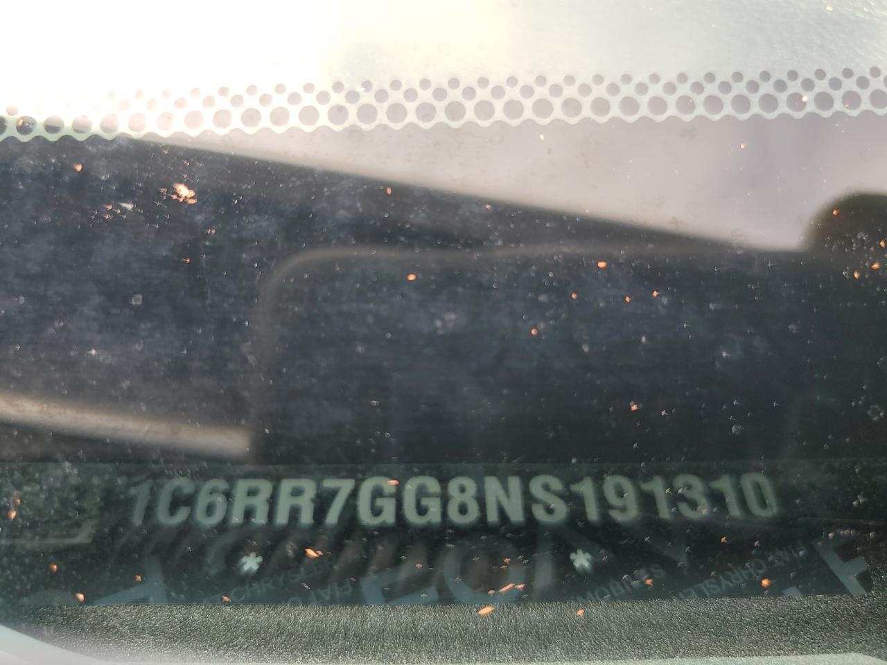 2022 Ram 1500 Classic Slt VIN: 1C6RR7GG8NS191310 Lot: 70516205