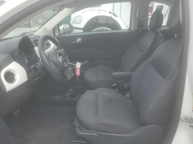  FIAT 500 2015 White