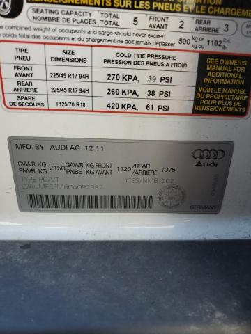 2012 AUDI A3 PREMIUM PLUS  