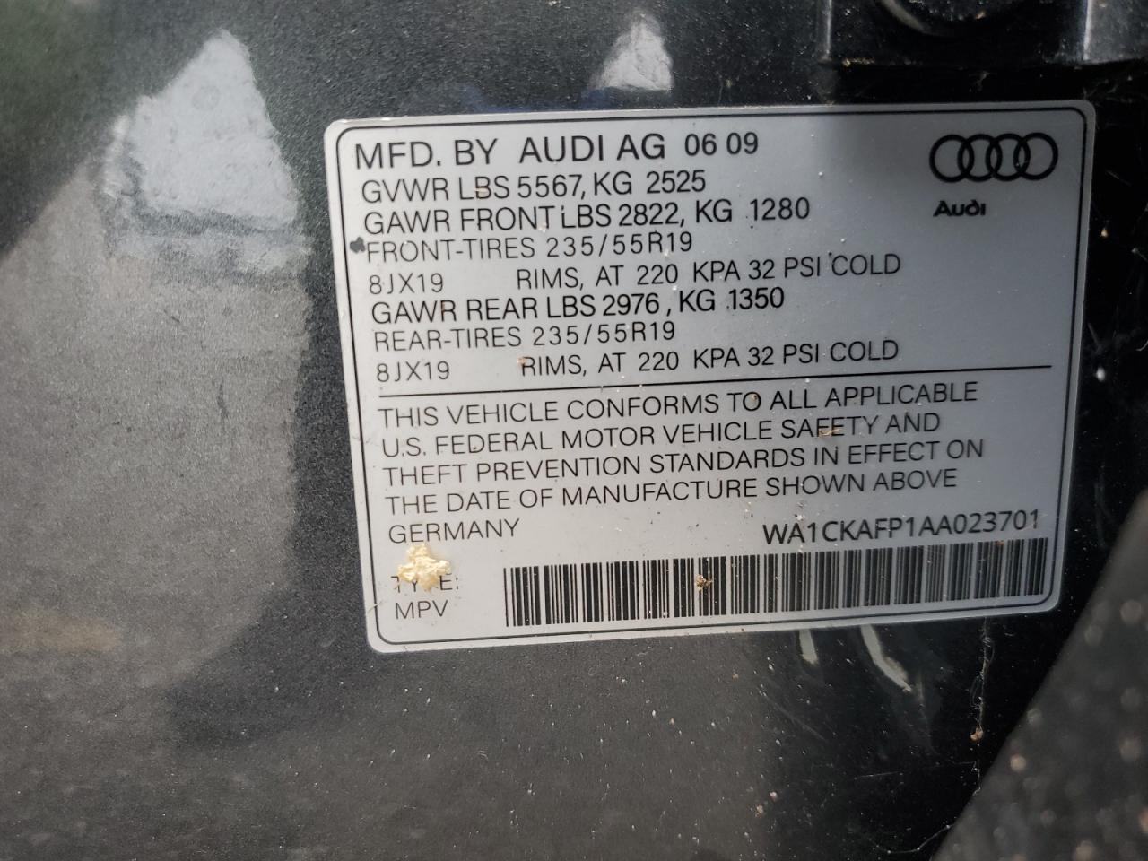 2022 Audi Q5 Premium VIN: WA1CKAFP1AA023701 Lot: 70698155
