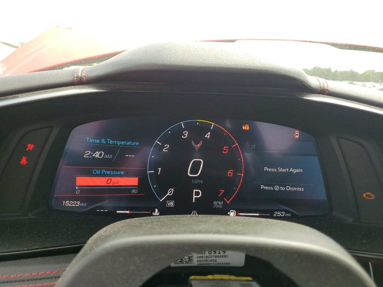 2021 Chevrolet Corvette Stingray 1Lt VIN: 1G1YA2D47M5100784 Lot: 70753105