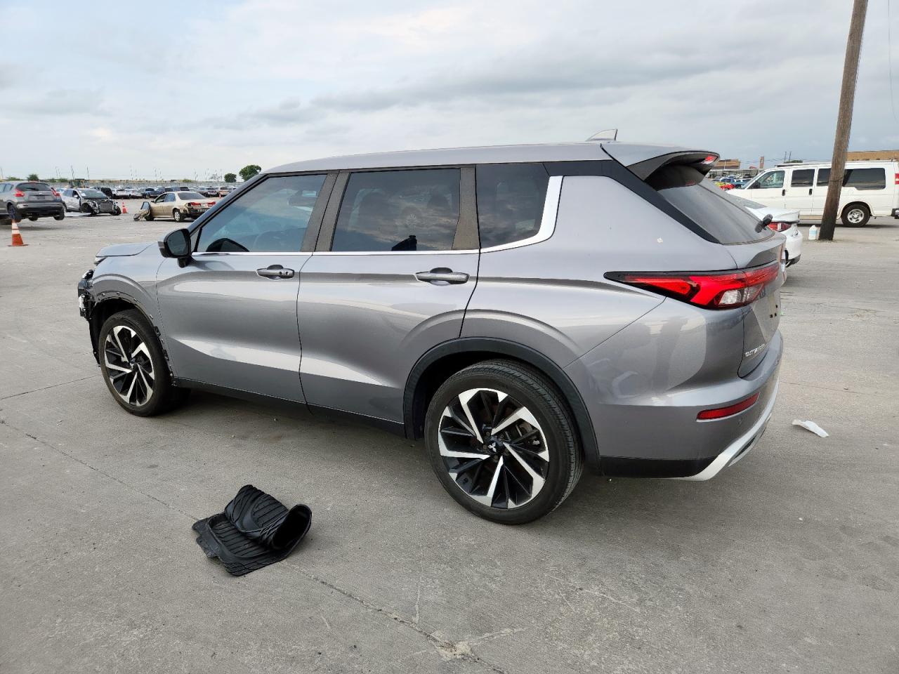 2022 Mitsubishi Outlander Se grey null gas JA4J3UA81NZ028393 photo #3