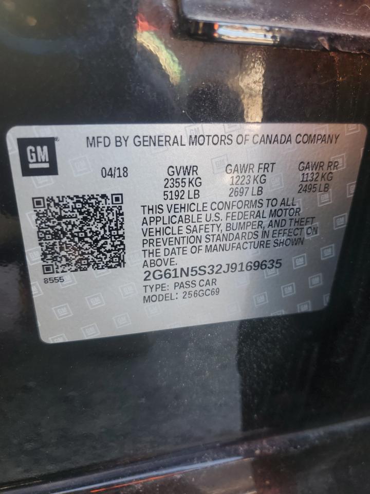 2018 Cadillac Xts Luxury VIN: 2G61N5S32J9169635 Lot: 68892175