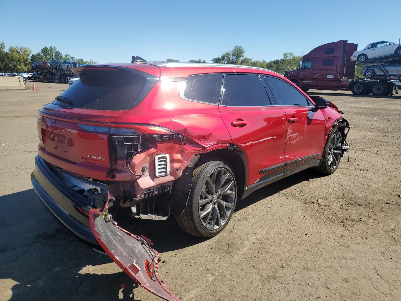 2025 Toyota Crown Signia Xle red null hybrid JTDACAAJ4S3002148 photo #4