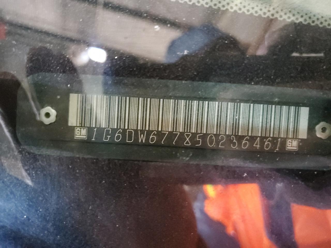 2005 Cadillac Sts VIN: 1G6DW677850236461 Lot: 67412225