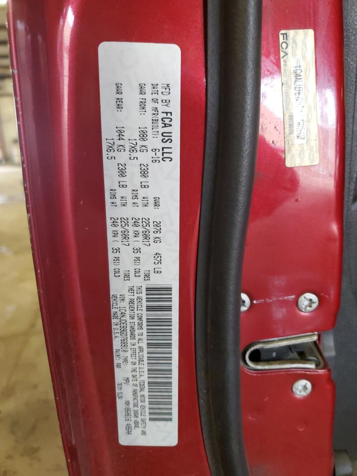 2016 Jeep Compass Latitude VIN: 1C4NJDEB9GD768910 Lot: 70278775