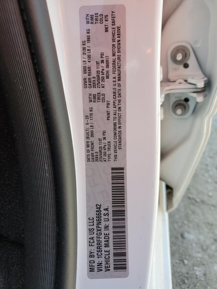 2023 Ram 1500 Big Horn/Lone Star VIN: 1C6RRFFGXPN666842 Lot: 69849135