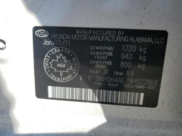 2011 HYUNDAI ELANTRA GLS  