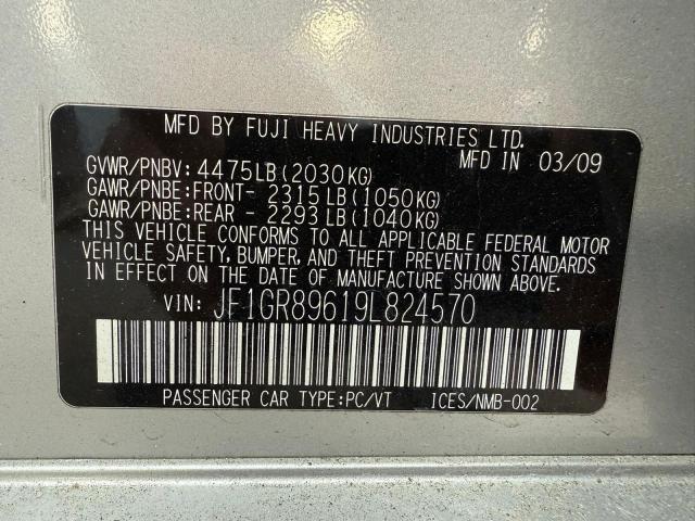 2009 SUBARU IMPREZA WRX STI  