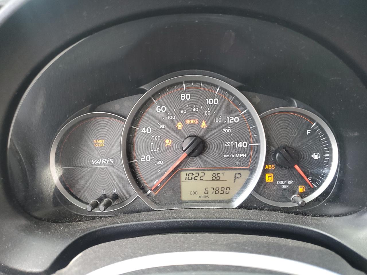 2014 Toyota Yaris VIN: VNKKTUD31EA001128 Lot: 67074245