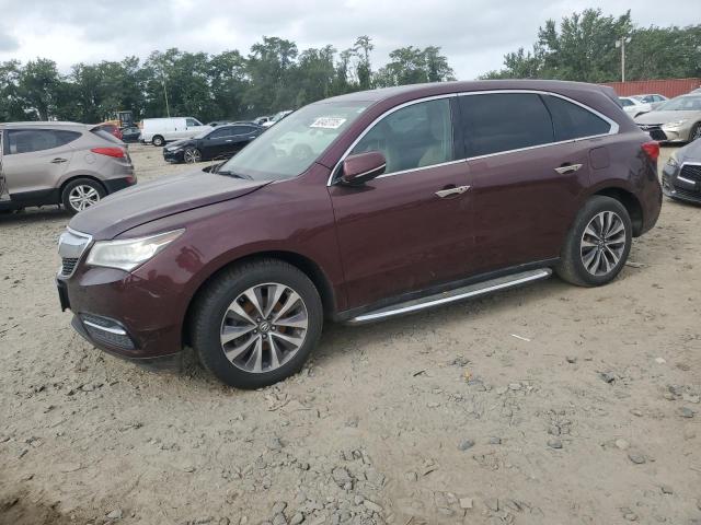  ACURA MDX 2016 Бордовый