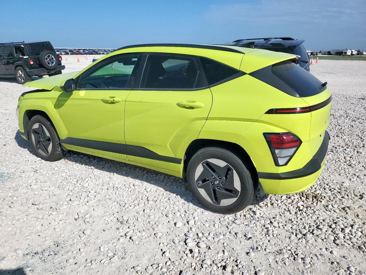 2024 Hyundai Kona Sel yellow null electric KM8HC3A62RU007452 photo #3