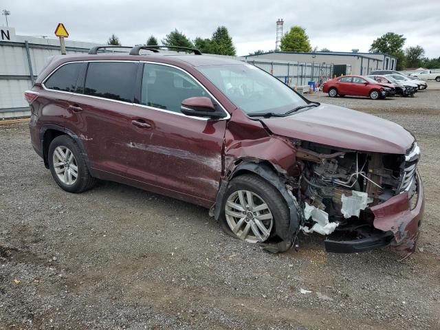 Parquets TOYOTA HIGHLANDER 2016 Maroon