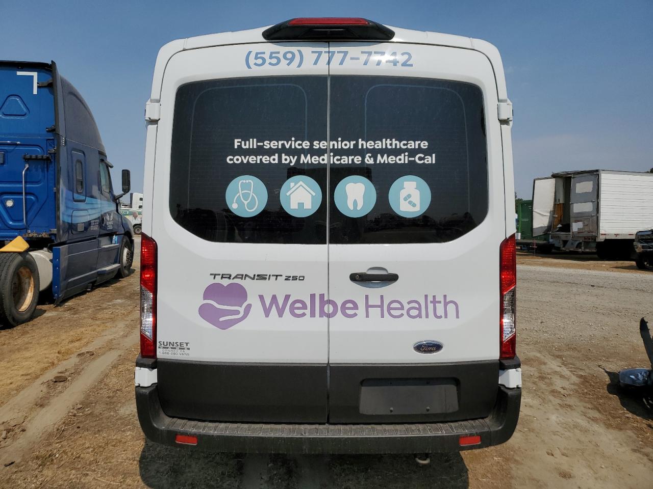 2023 Ford Transit T-250 VIN: 1FTBR1C82PKA96914 Lot: 71027785