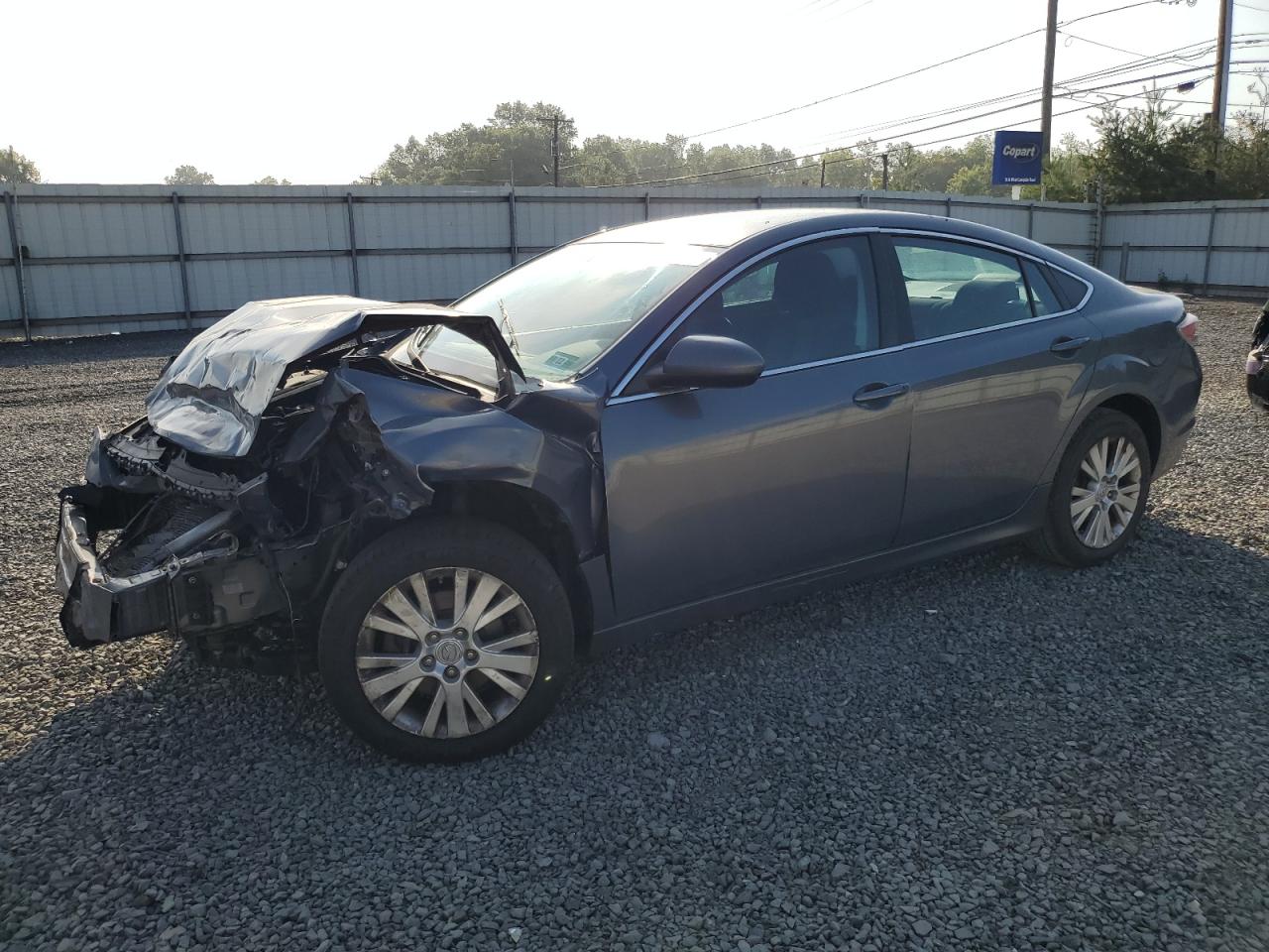2010 Mazda 6 I grey null gas 1YVHZ8CH7A5M57704 photo #1