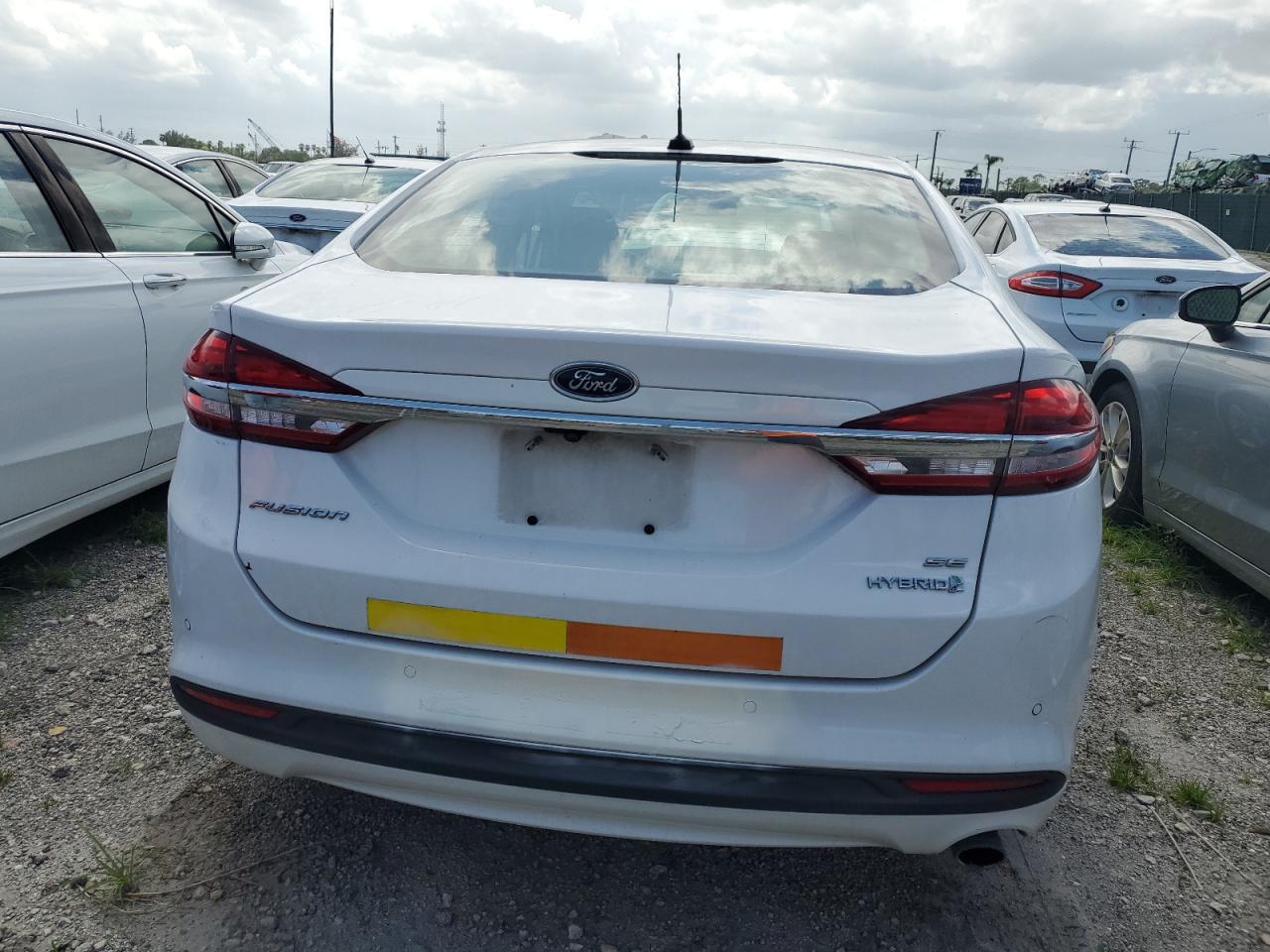 2018 Ford Fusion Se Hybrid VIN: 3FA6P0LU2JR281892 Lot: 54027725