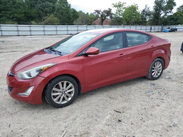  HYUNDAI ELANTRA 2014 Czerwony
