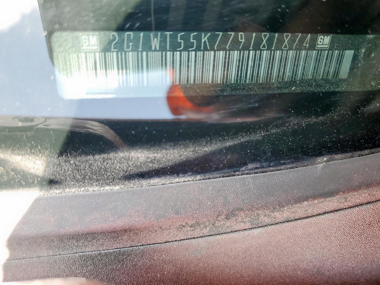 2007 Chevrolet Impala Lt VIN: 2G1WT55K779181874 Lot: 68554095