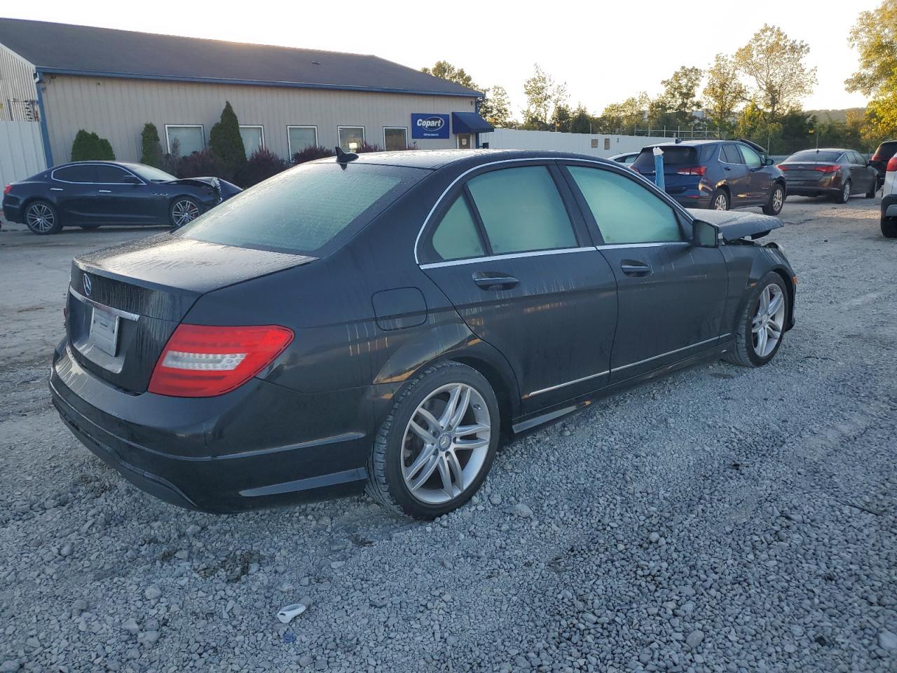 2013 Mercedes-Benz C 250 black null gas WDDGF4HB5DR263392 photo #4