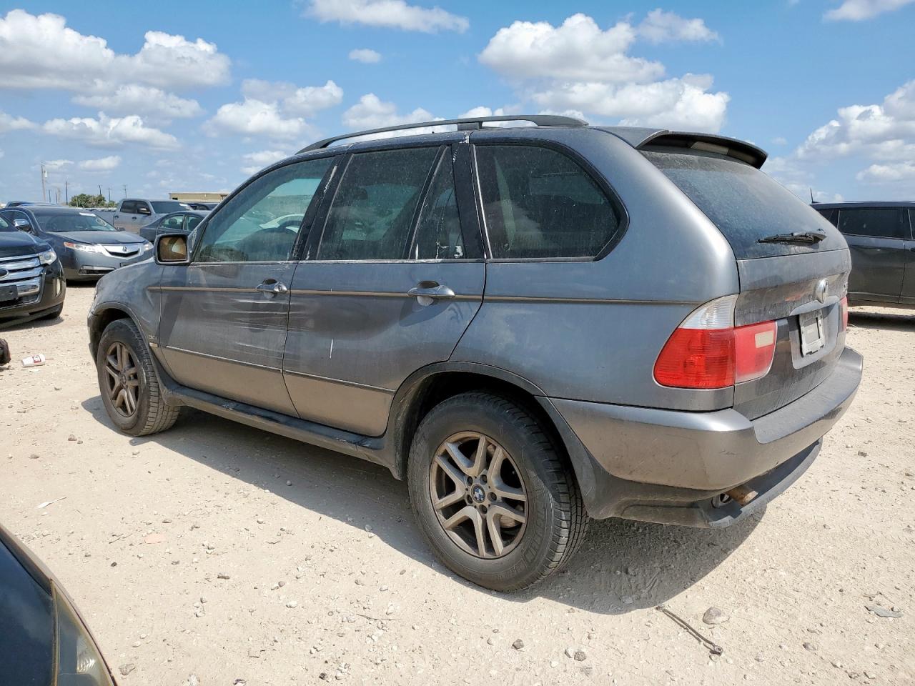 2005 BMW X5 3.0I grey null gas 5UXFA13555LY07445 photo #3